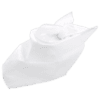 Bandana personnalisé blanc en tissu plié