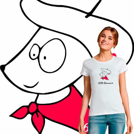 t-shirt femme 100% Béarnaise by Abi