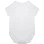 Body bébé blanc à manches courtes a personnaliser