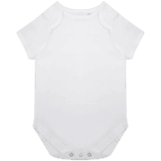 Body bébé blanc à manches courtes a personnaliser