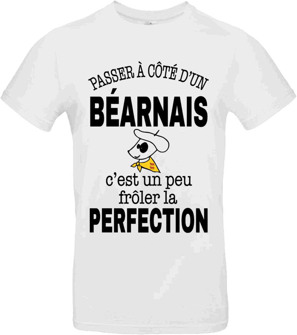 tshirt humour bearnais blanc