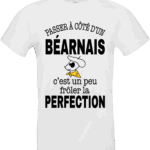 tshirt humour bearnais blanc