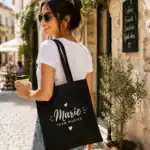 tote bag personnalisé coton – sac résistant avec impression premium