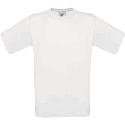 T-shirt basique blanc à manches courtes