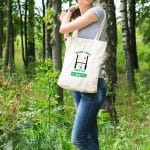 un sac tote bag pratique, beau et écologique aux couleurs de l'équipe de rubgy de Pau, la fameuse section Paloise