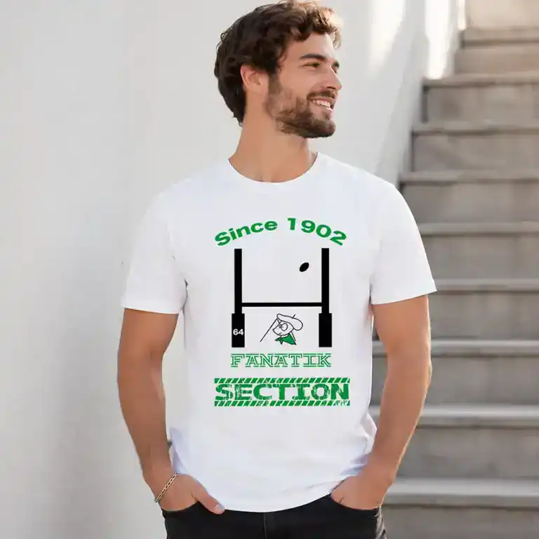 t shirt section paloise supporter – fanatik 64 since 1902