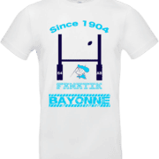 t shirt fanatik bayonne esprit rugby design original supporter