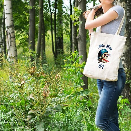Sac Tote Bag Crazy Skull by Old School