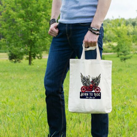 Sac Tote Bag Angel Wings Born to Ride By Old School