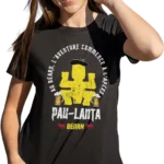 t shirt pau lanta béarn humour sud ouest homme femme pilou shop 64 impression dtf porté par une bearnaise