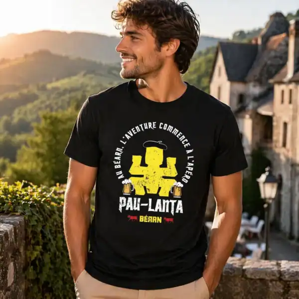 t shirt pau lanta béarn – l’aventure commence à l’apéro