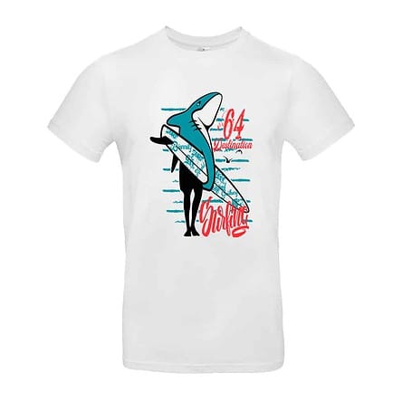 tee shirt requin surf biarritz 64 destination surf côte basque côte landaise