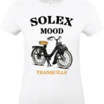 t shirt solex mood – tranquille (design vintage premium)
