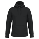 Sweat à capuche noir simple.