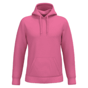 Sweat à capuche rose sans motif