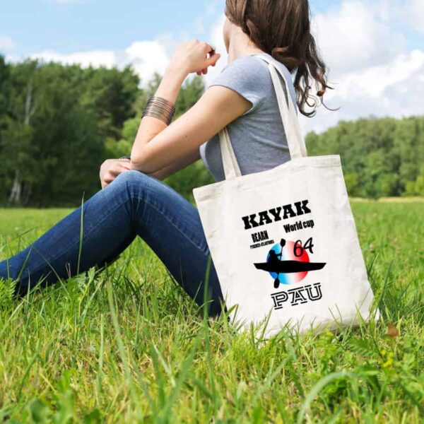 tote bag Sac tote bag en coton Kayak World Cup Pau