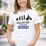 👕 t shirt “impossible n’est pas vespa – Évolution du pilote”