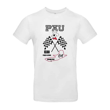tee shirt ville de pau grand prix de pau tracé de la course officiel