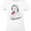 t shirt femme einstein sucette – humour & style déjanté
