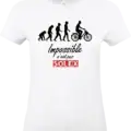t shirt blanc femme impossible n’est pas solex