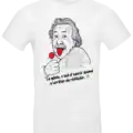 t shirt homme einstein sucette – humour & style déjanté