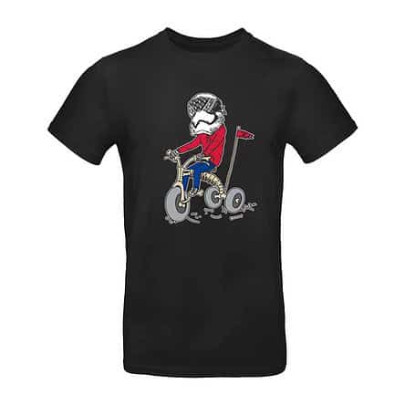 tee shirt star wars stormtrooper skull NOIR tricycles gangsta