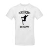 T SHIRT BLANC DONT WORRY SKI HAPPY