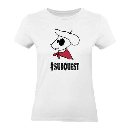 TEE SHIRT FEMME HASHTAG SUD_OUEST