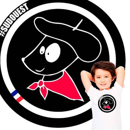 tee-shirt enfant #sudouest hashtag sud ouest