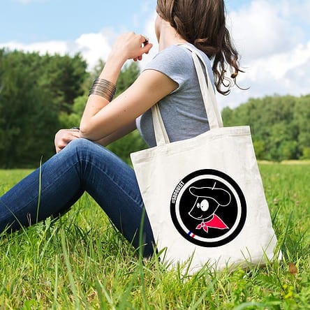 sac tote bag coton #sudouest hashtag Sud-ouest