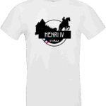 T-shirt blanc Henri IV Pau – Esprit Béarnais – Pilou Shop 64