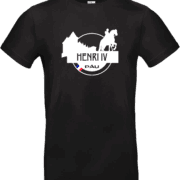 T-shirt noir Henri IV Pau – Esprit Béarnais – Pilou Shop 64
