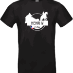 T-shirt noir Henri IV Pau – Esprit Béarnais – Pilou Shop 64