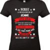 T-shirt noir femme humour désolée je suis déjà prise impression DTF