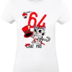 t shirt chat pau 64 – design par sly (zsw la coccinelle) 🐱🎩