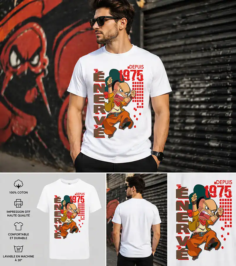 t shirt Énervé 1975 🔥 – l’énergie brute qui ne passe pas inaperçue