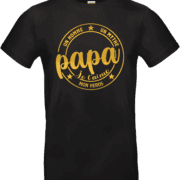 Un homme un mythe mon héros avec impression dorée – Pilou Shop 64