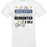 t shirt humour ricard vélo descente blanc pilou shop 64