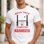 t shirt blanc fanatik biarritz rugby since 1913 supporter pays basque impression dtf pilou shop 64