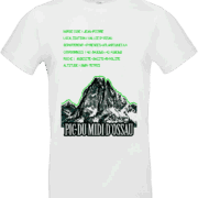 T-shirt blanc Pic du Midi d’Ossau Jean-Pierre – Pilou Shop 64