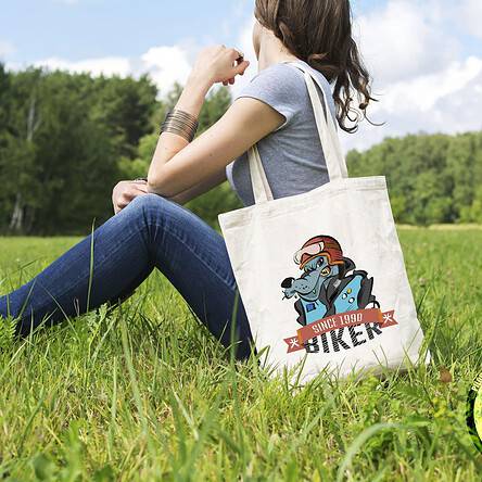 sac totbag anses longues coton loup biker