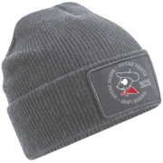 Bonnet gris avec logo personnalisable