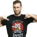t shirt – i just really love ramen porté par un homme