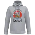Sweat à capuche GRIS chat ramen impression japonaise Pilou Shop 64