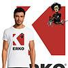 TEE SHIRT ERKO EDITION LIMITEE EDWARD AUX MAINS D'ARGENT