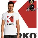 TEE SHIRT ERKO EDITION LIMITEE EDWARD AUX MAINS D'ARGENT