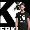 TEE SHIRT ERKO EDITION LIMITEE EDWARD AUX MAINS D'ARGENT