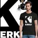 TEE SHIRT ERKO EDITION LIMITEE EDWARD AUX MAINS D'ARGENT