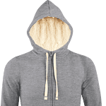 veste sherpa personnalisée grise pilou shop 64