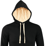 veste sherpa personnalisée noire pilou shop 64